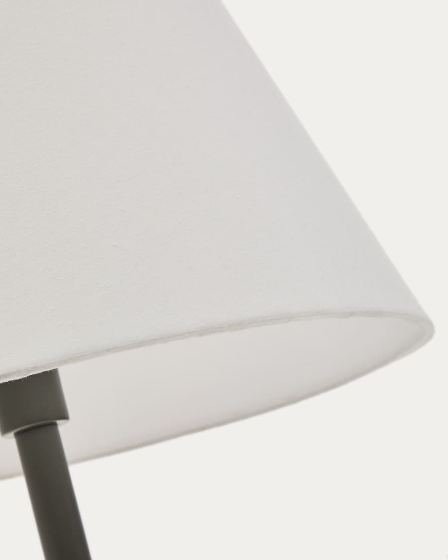 Stehlampe Navat aus Metall mit grünem Finish