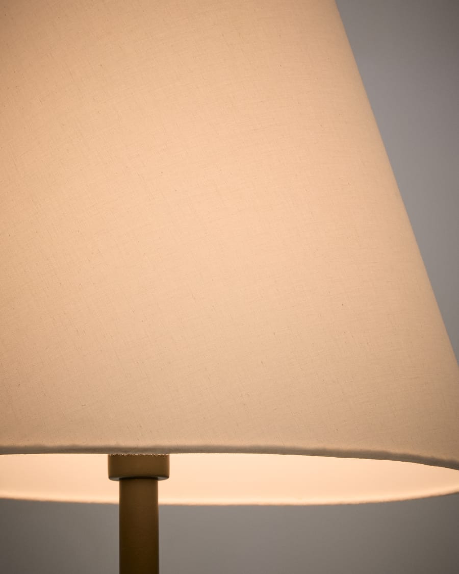 Stehlampe Navat aus Metall mit grünem Finish