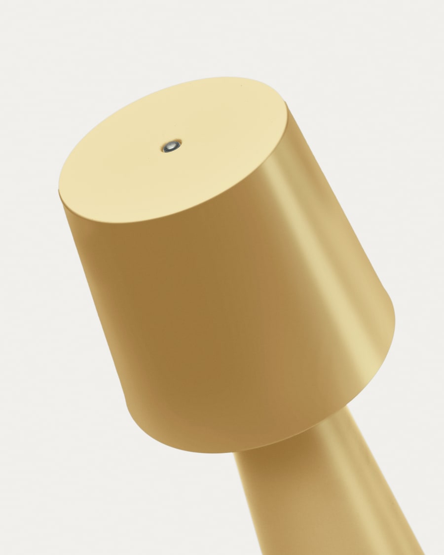 Arenys large metal table lamp in a gold painted finish