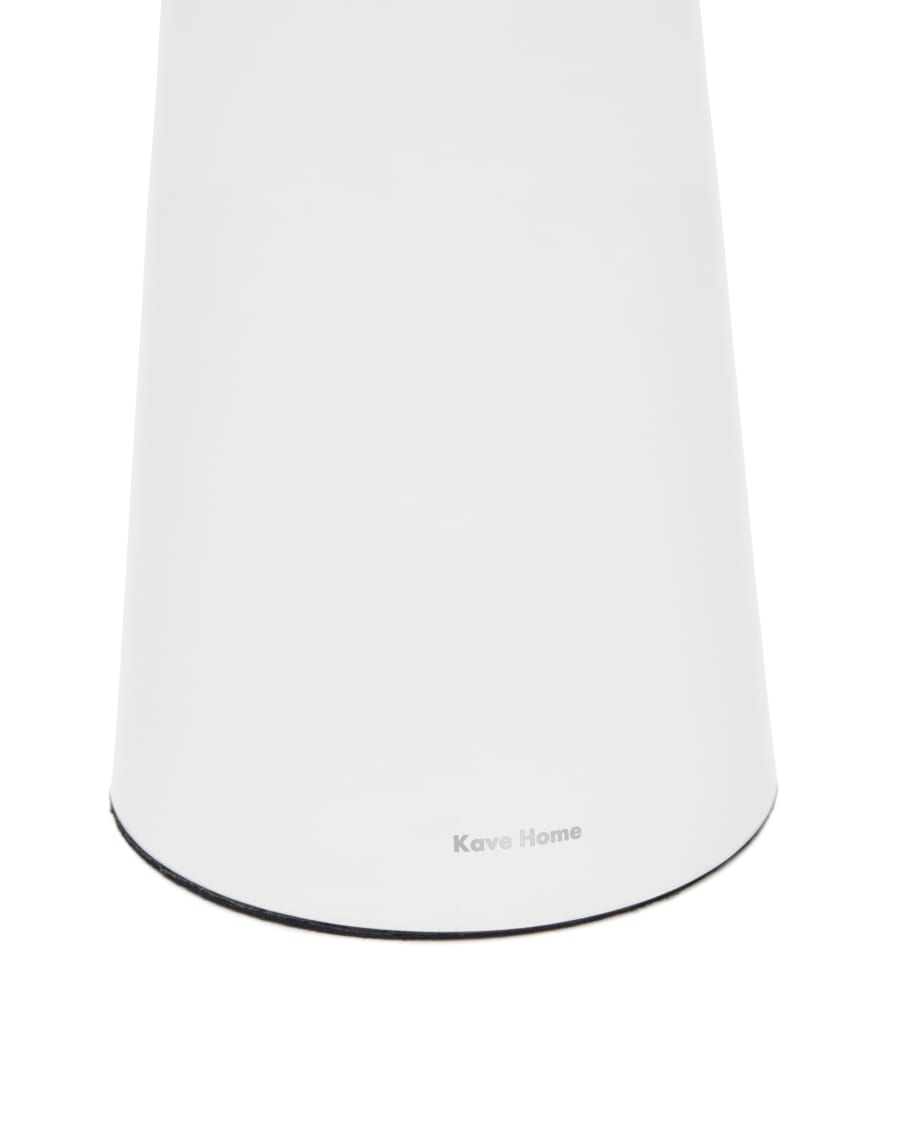 Arenys large outdoor metal table lamp in a white painted finish