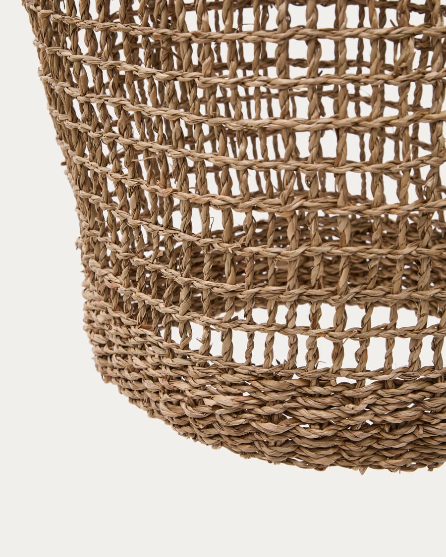 Laiar Schirm für Deckenlampe aus Rattan mit naturfarbenem Finish Ø 27 cm