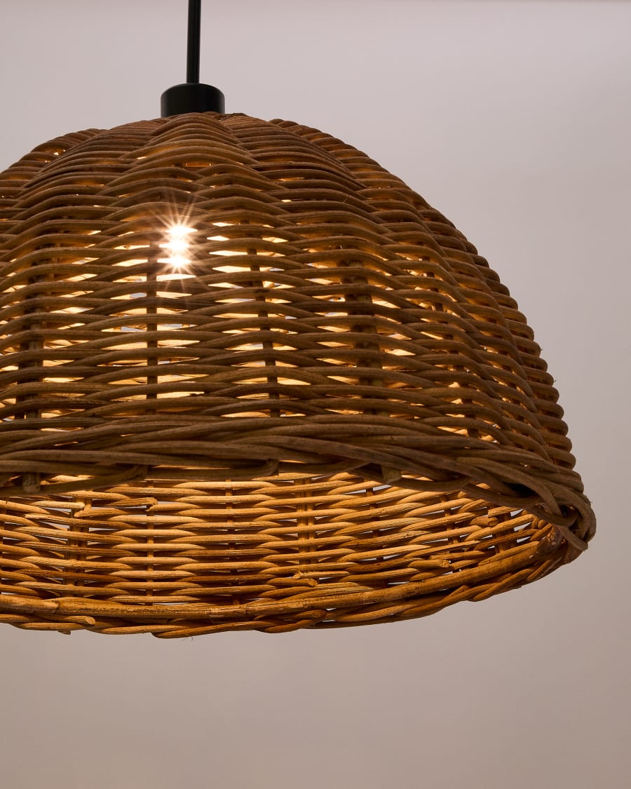 Jornets Schirm für Deckenlampe aus Rattan mit naturfarbenem Finish Ø 50 cm