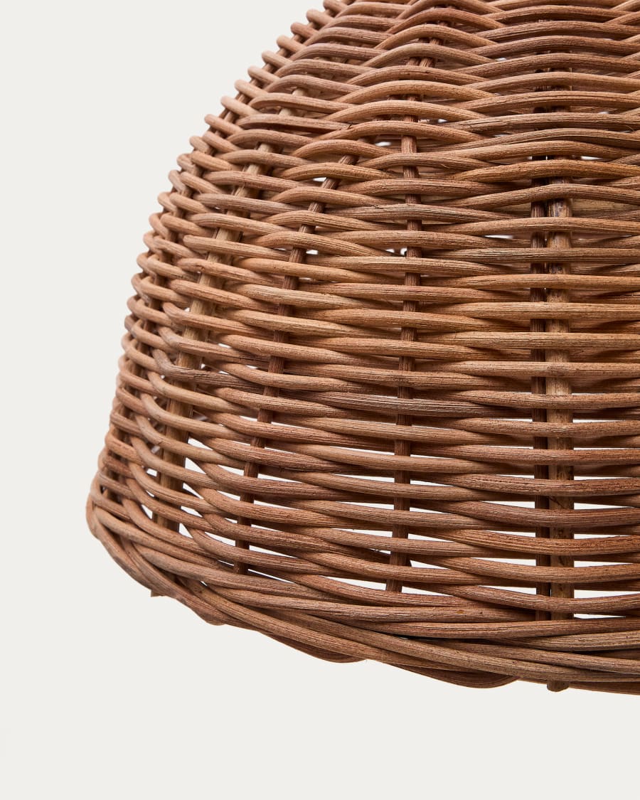 Jornets Schirm für Deckenlampe aus Rattan mit naturfarbenem Finish Ø 50 cm