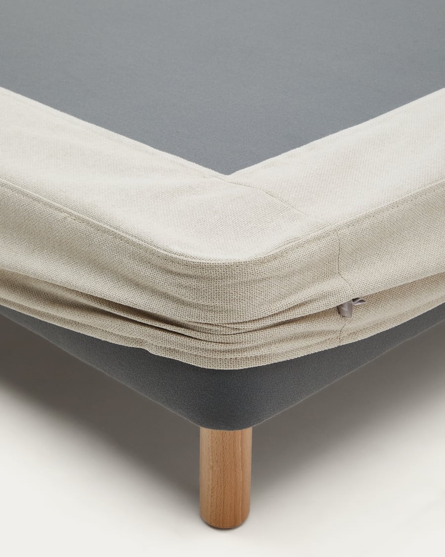 Bettbezug Ofelia beige für Matratze von 90 x 200 cm