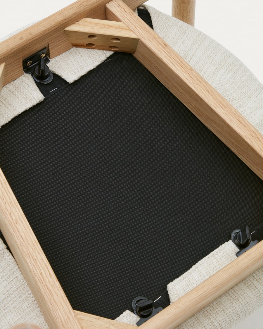 Cover for the Falconera chair in beige chenille