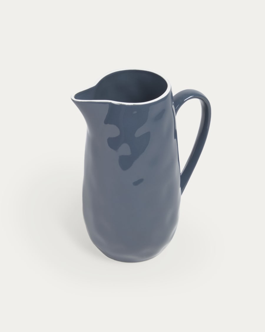 Lattiera Pontis in porcellana blu