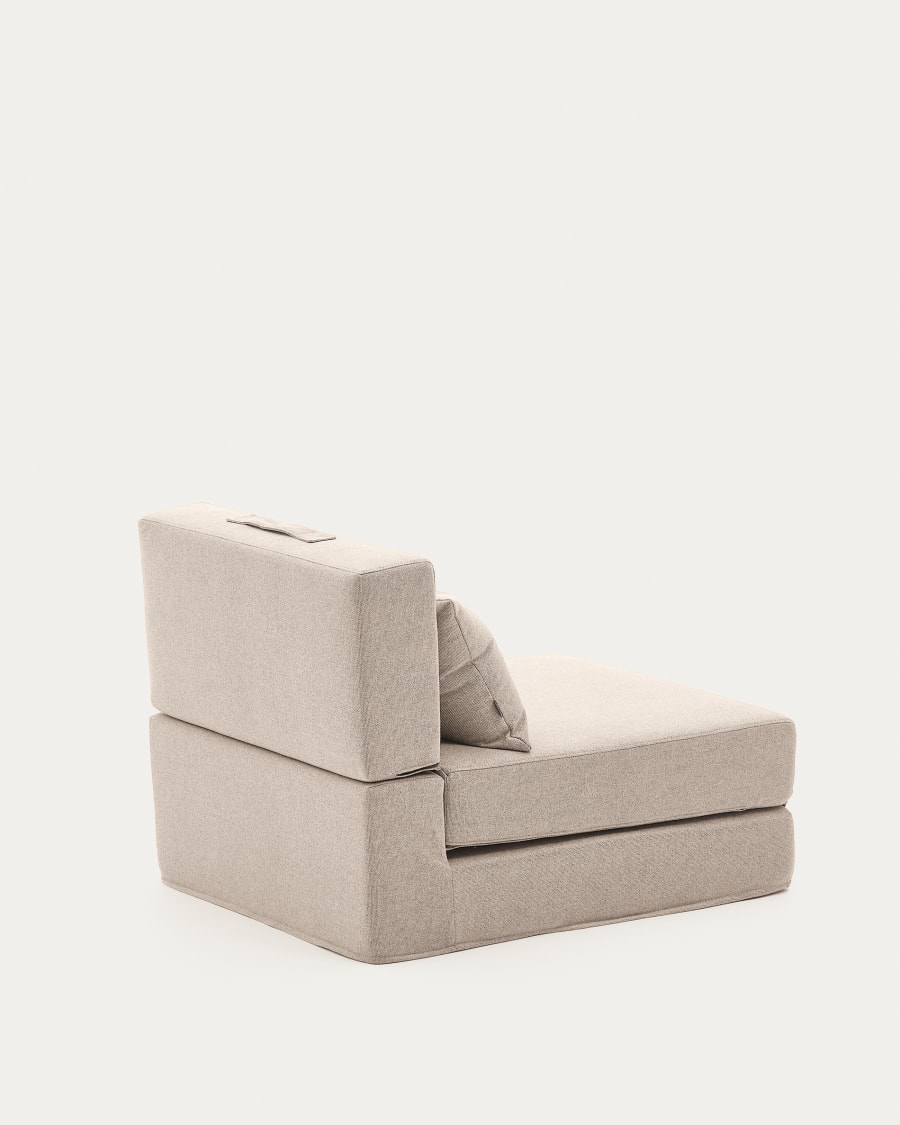 Pouf Schlafsofa Arty beige 70 x 89 (200) cm