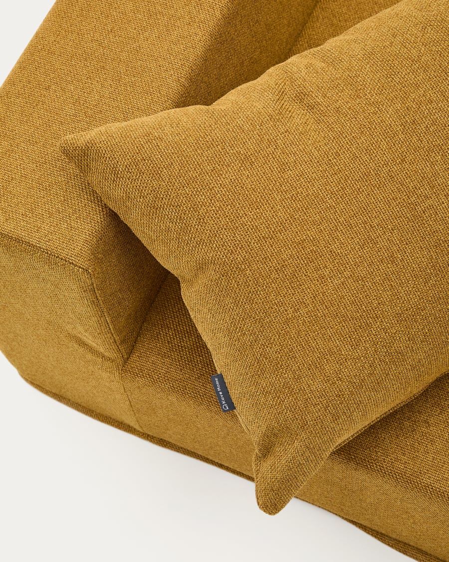 Pouf Schlafsofa Arty Farbe Senf 70 x 89 (200) cm