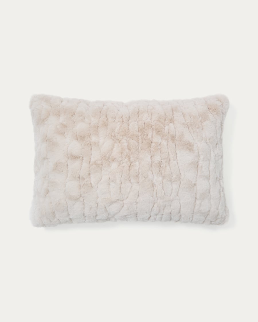 Eyra jaquard furry cushion cover 40 x 60 cm Kave Home Germany