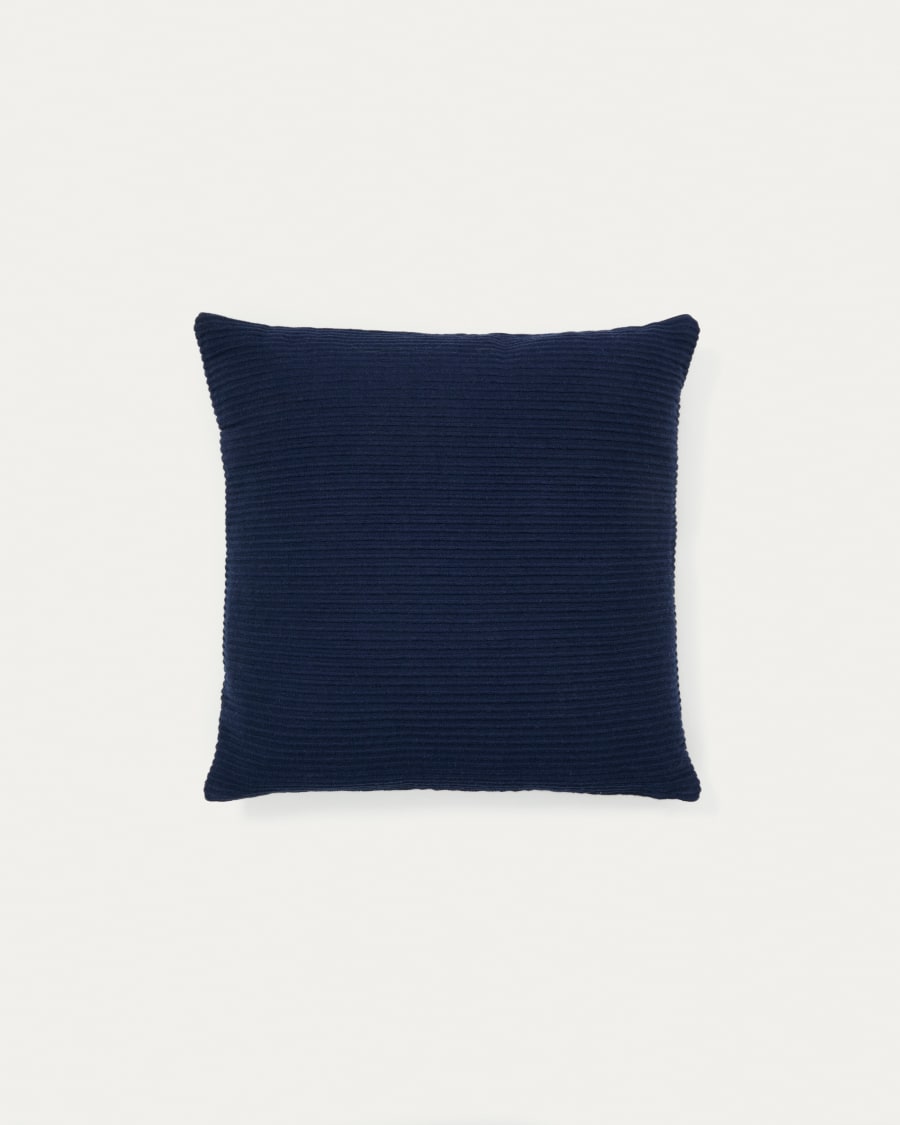 Minec blue, 100% cotton cushion cover, 45 x 45 cm