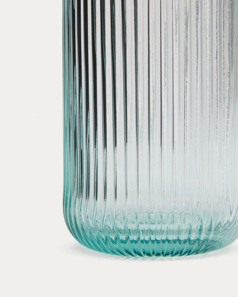 Milma transparent recycled glass jug
