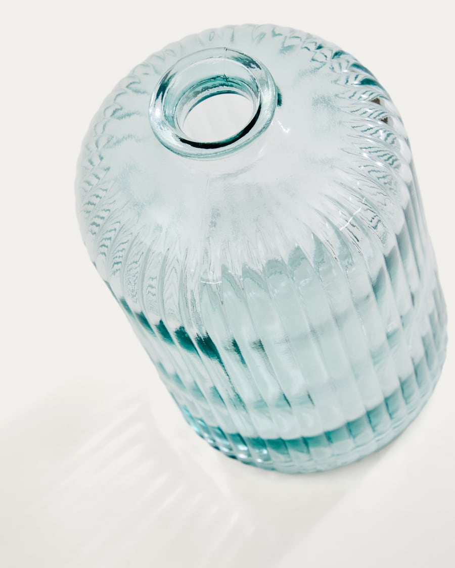 Marba Flasche groß aus transparentem Recyclingglas