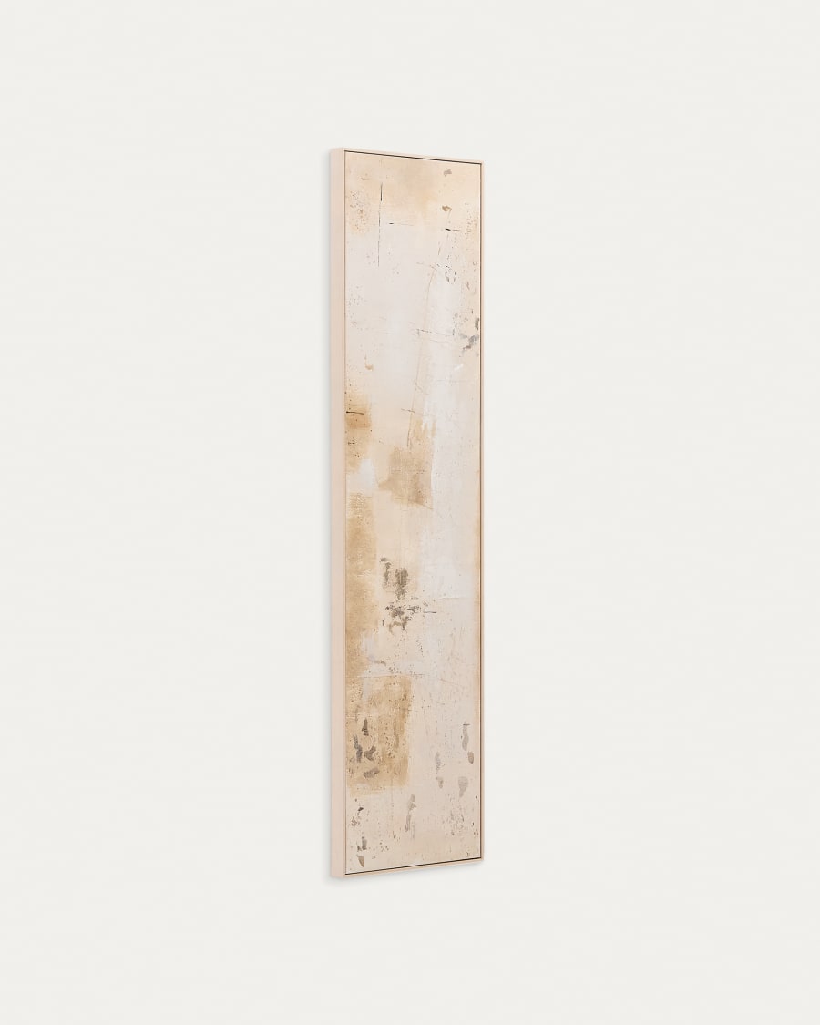 Silpa dark beige abstract picture, 182 x 47 cm