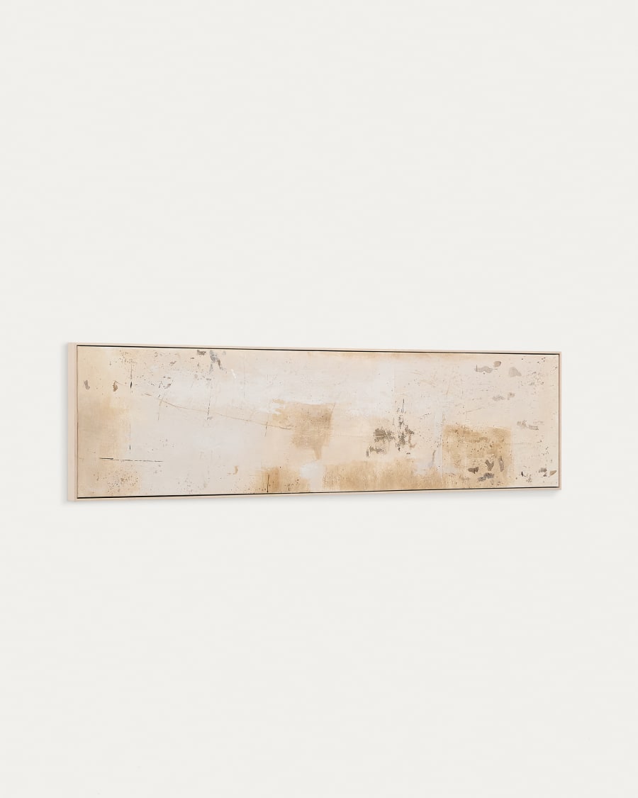 Silpa dark beige abstract picture, 182 x 47 cm