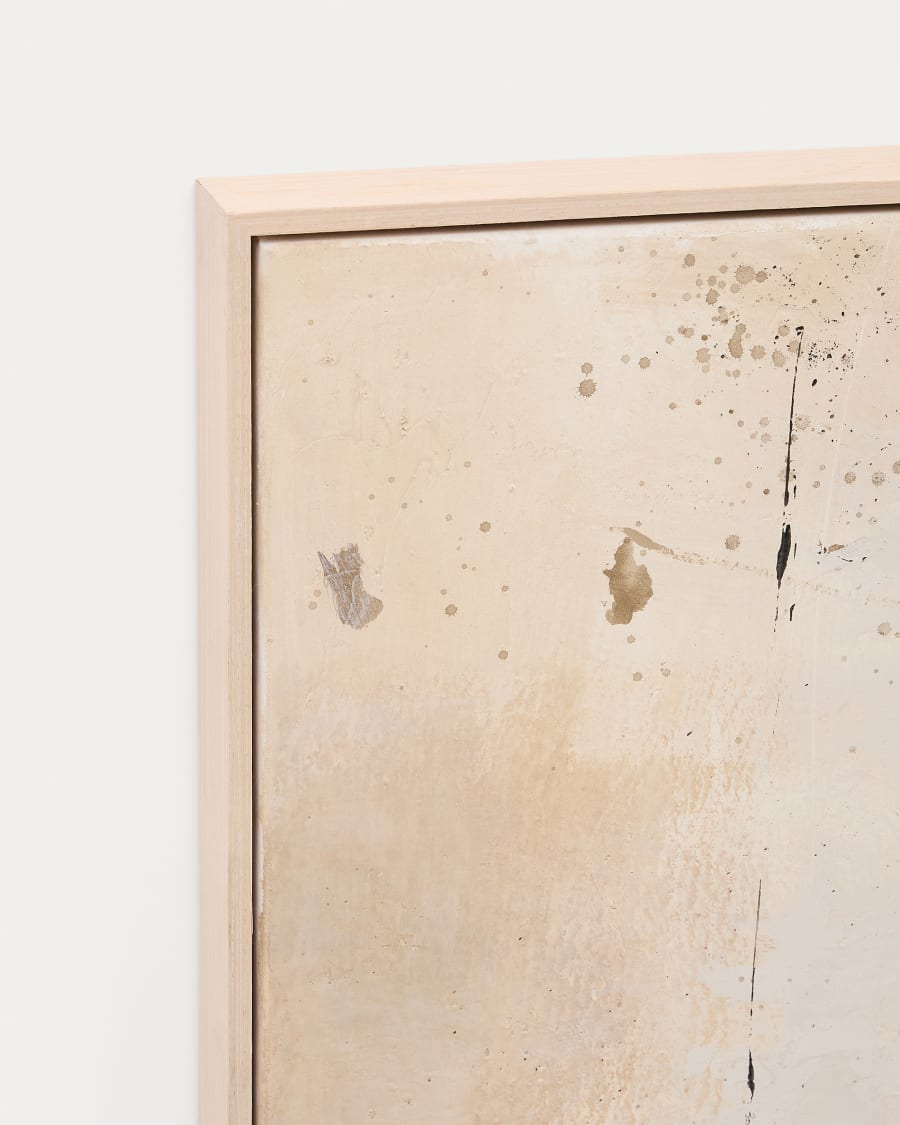 Silpa dark beige abstract picture, 182 x 47 cm