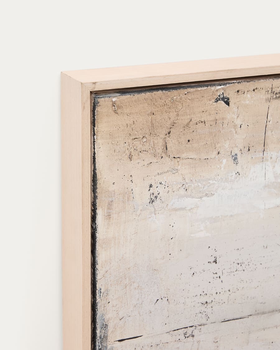 Selnar grey abstract picture, 122 x 32 cm