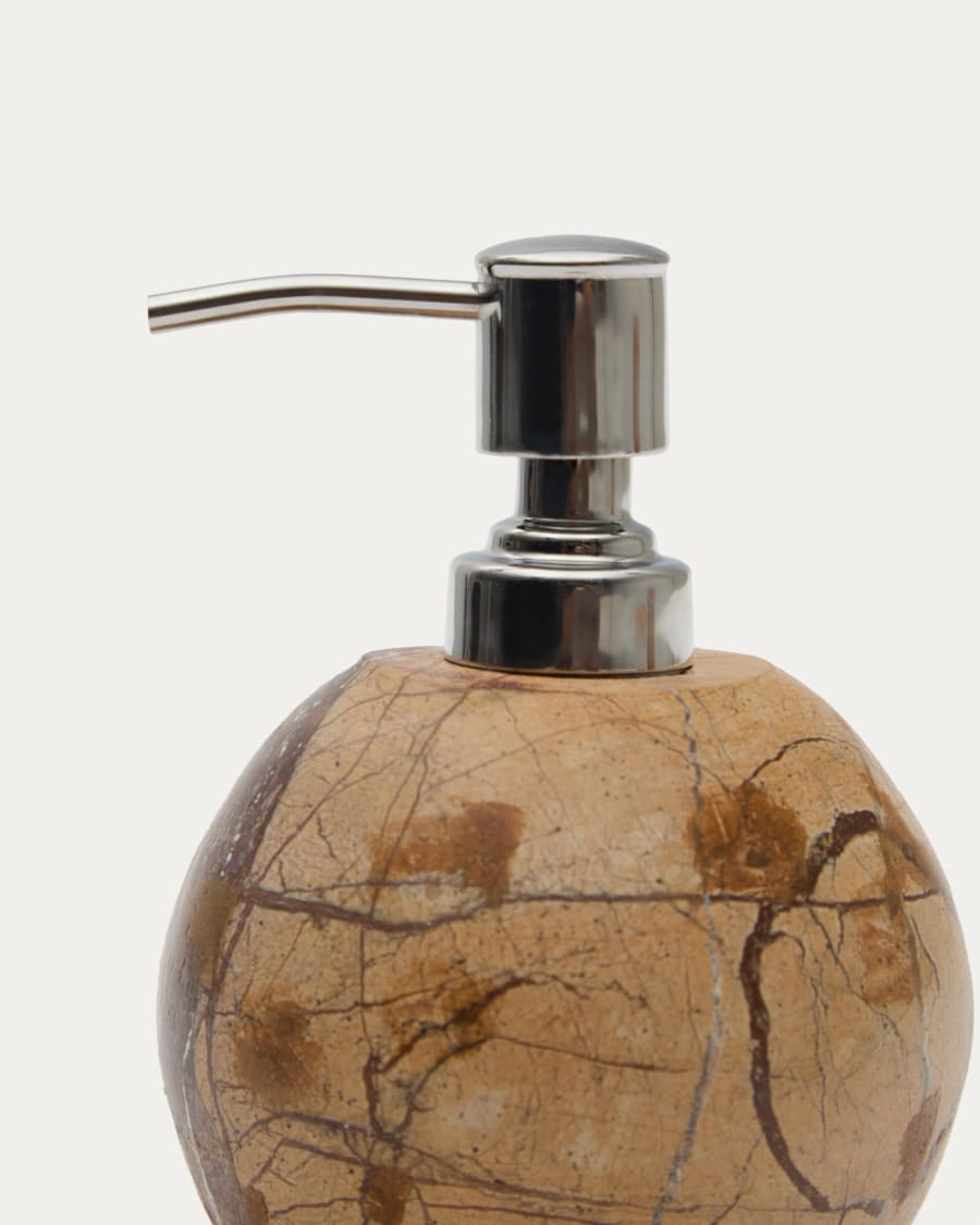 Spalsh beige marble soap dispenser