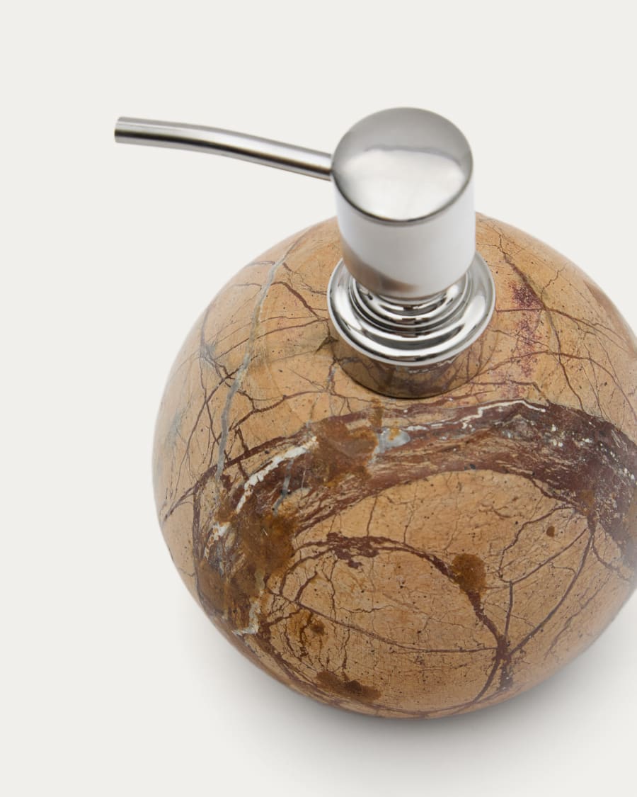 Spalsh beige marble soap dispenser