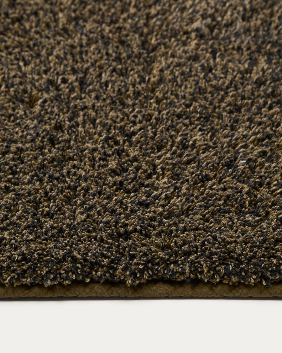 Badematte Coper aus Baumwolle grün 50 x 70 cm