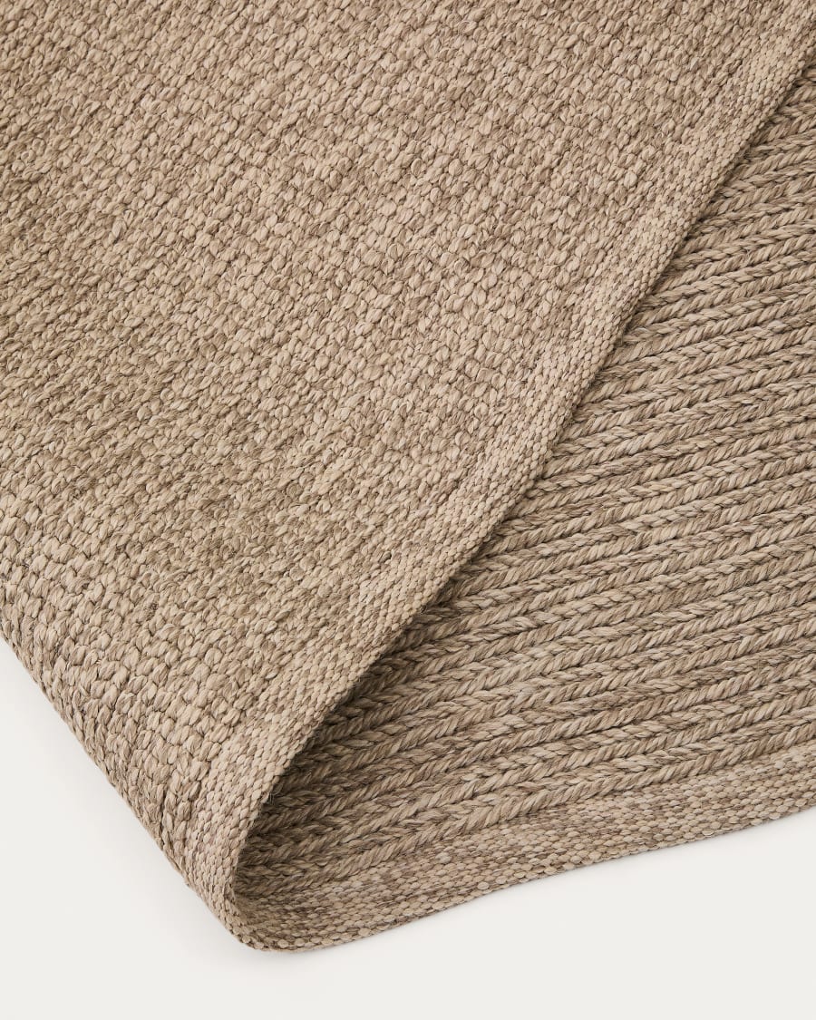 Galinda taupe rug made of synthetic fibres, 160 x 230 cm