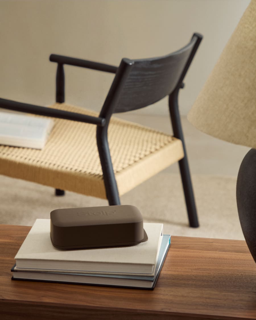 Faraday box for mobile phones in collaboration with Stolp® x KonMari, brown