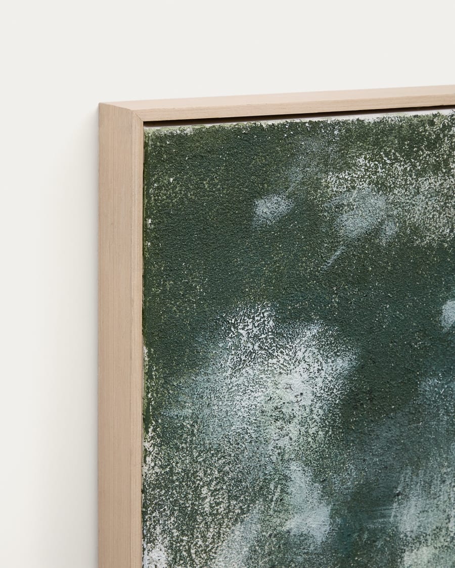 Selnar green abstract picture, 202 x 122 cm