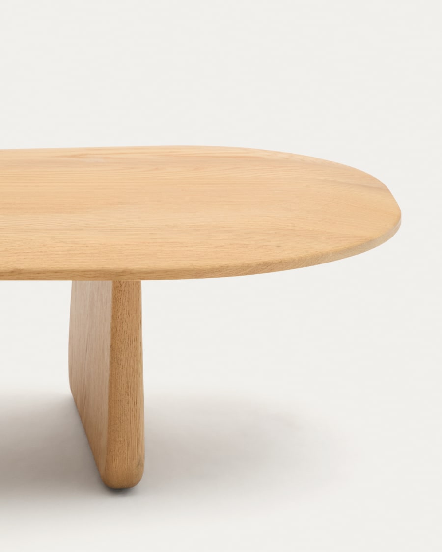 Pirita coffee table made from solid oak wood in a natural finish, 146 x 56.5 cm FSC 100%