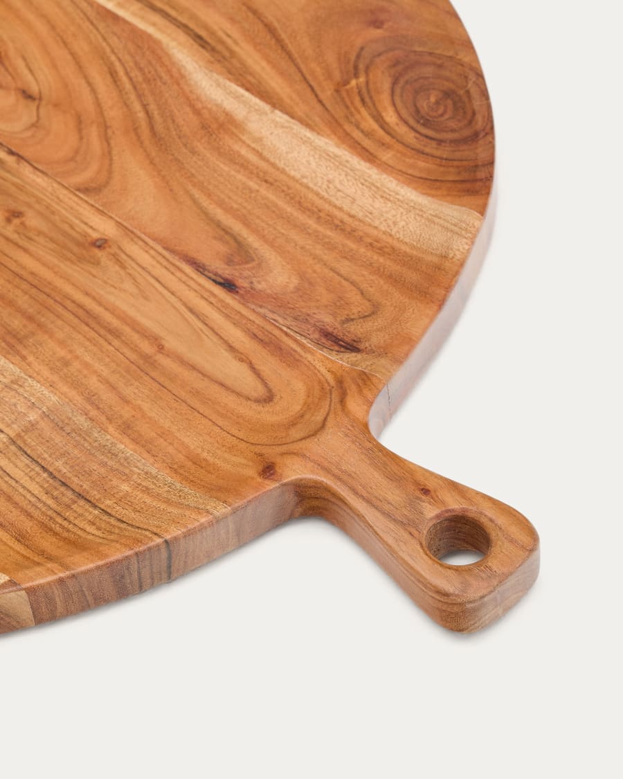 Eitene large round serving board made of acacia wood FSC 100%