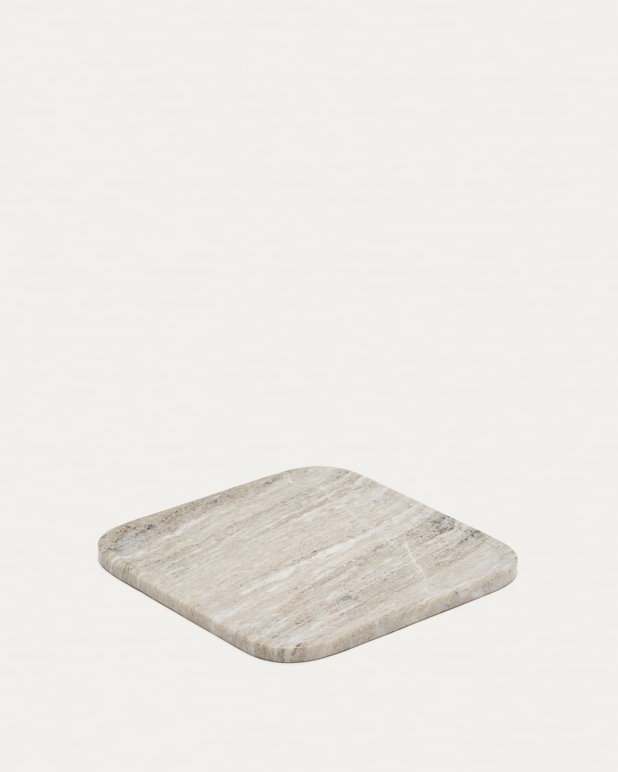 Nesa beige marble serving tray