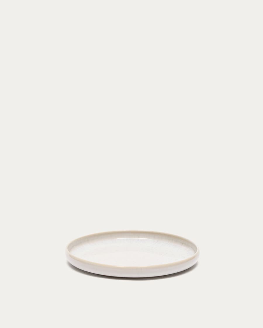 White ceramic Uilo dessert plate