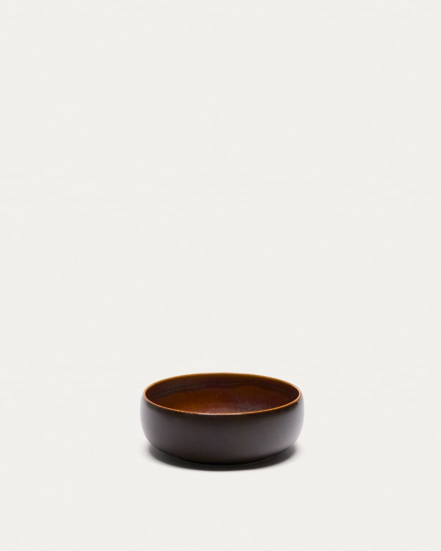 Small brown ceramic Uilo bowl