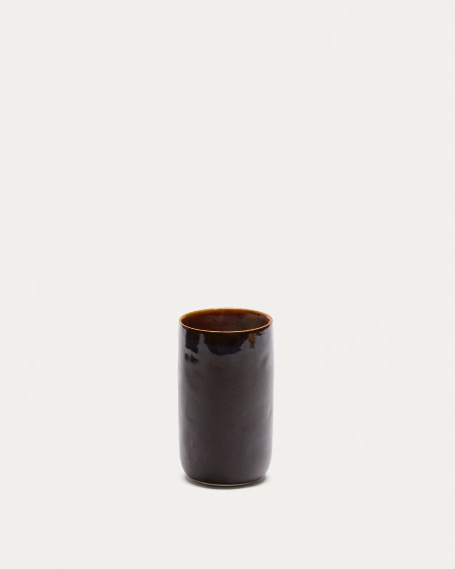 Brown ceramic Uilo tall cup