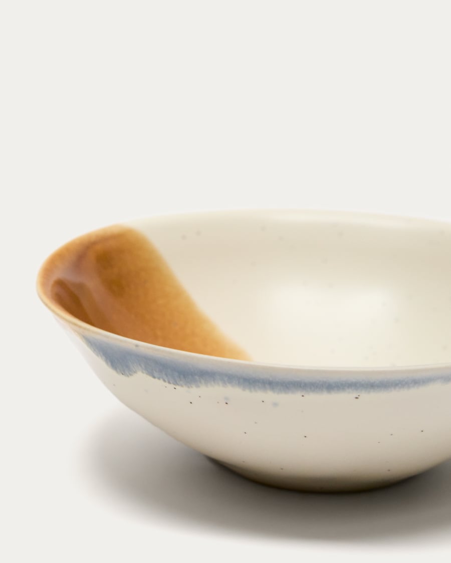 Large multicoloured ceramic Miglo bowl
