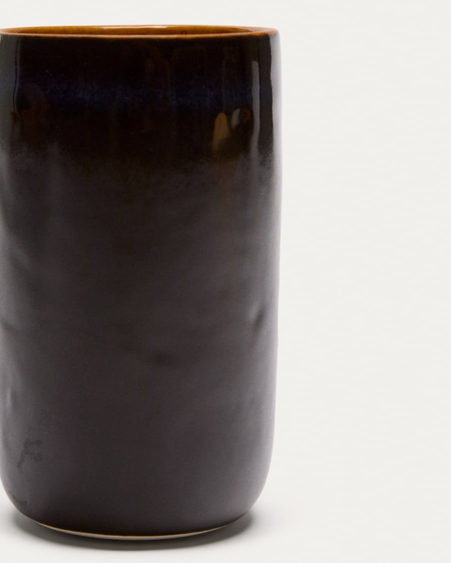 Brown ceramic Uilo tall cup