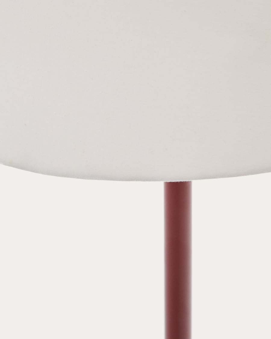 Stehlampe Navat aus Metall mit Terrakotta-Finish