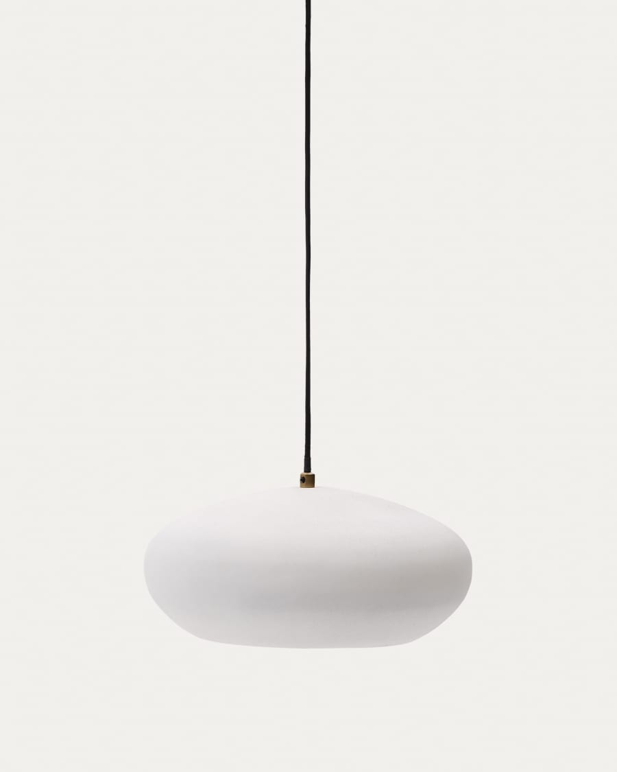 Inda metal ceiling lamp in a white finish, Ø 30 cm