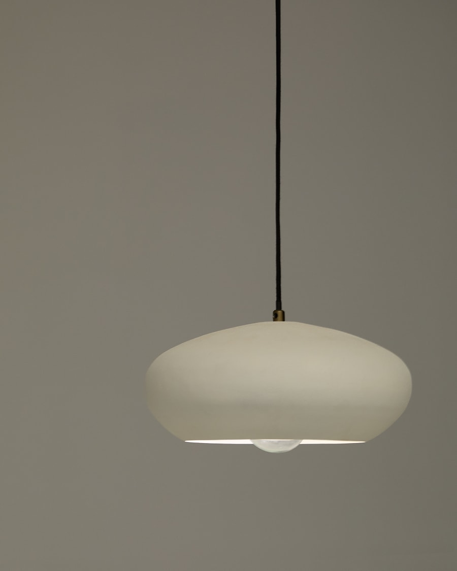 Inda metal ceiling lamp in a white finish, Ø 30 cm