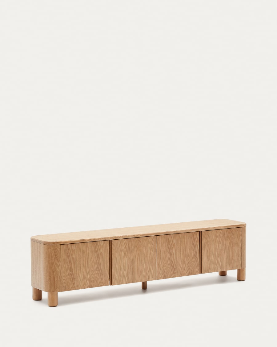 Salaya TV stand ash plywood FSC Mix Credit, 200 cm x 52 cm