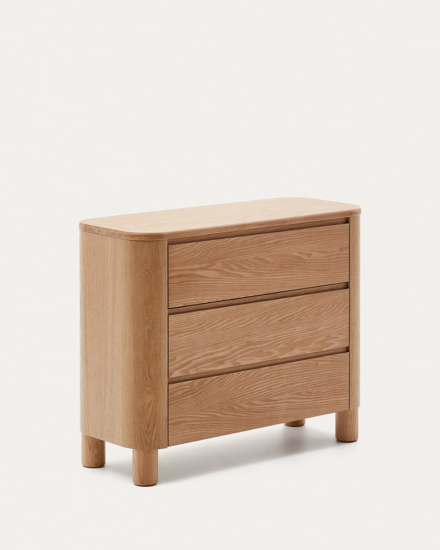 Salaya Chest of Drawers made of FSC Mix Credit Ash Plywood 120 x 80 cm