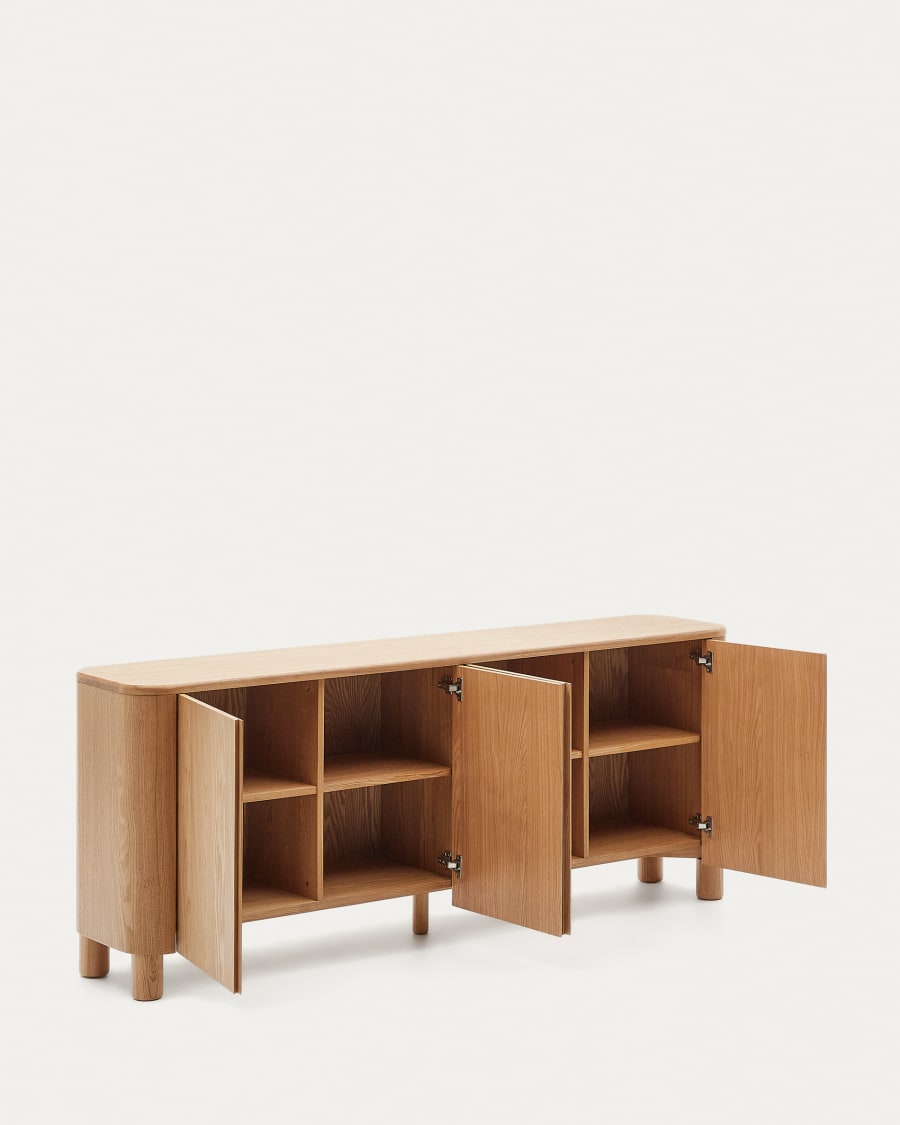 Salaya sideboard ash plywood FSC Mix Credit, 200 cm x 79 cm