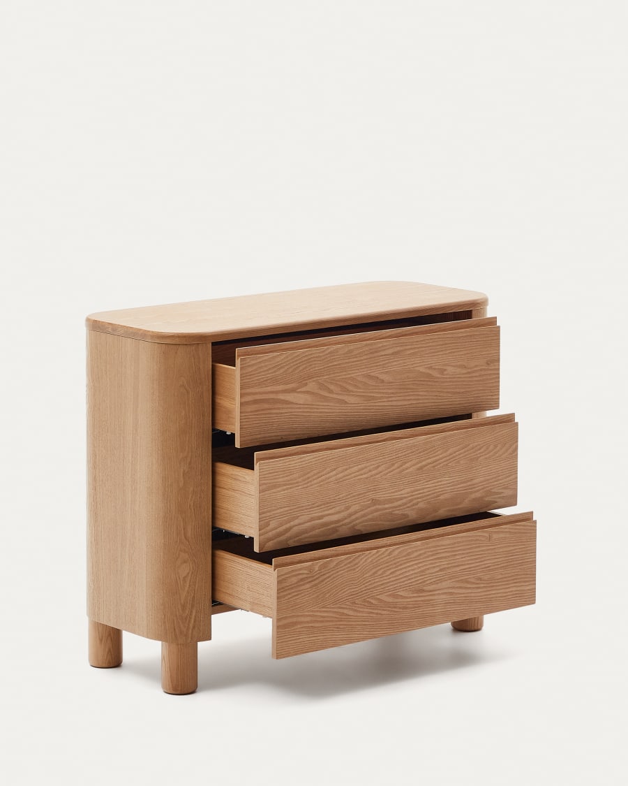 Salaya Chest of Drawers made of FSC Mix Credit Ash Plywood 120 x 80 cm