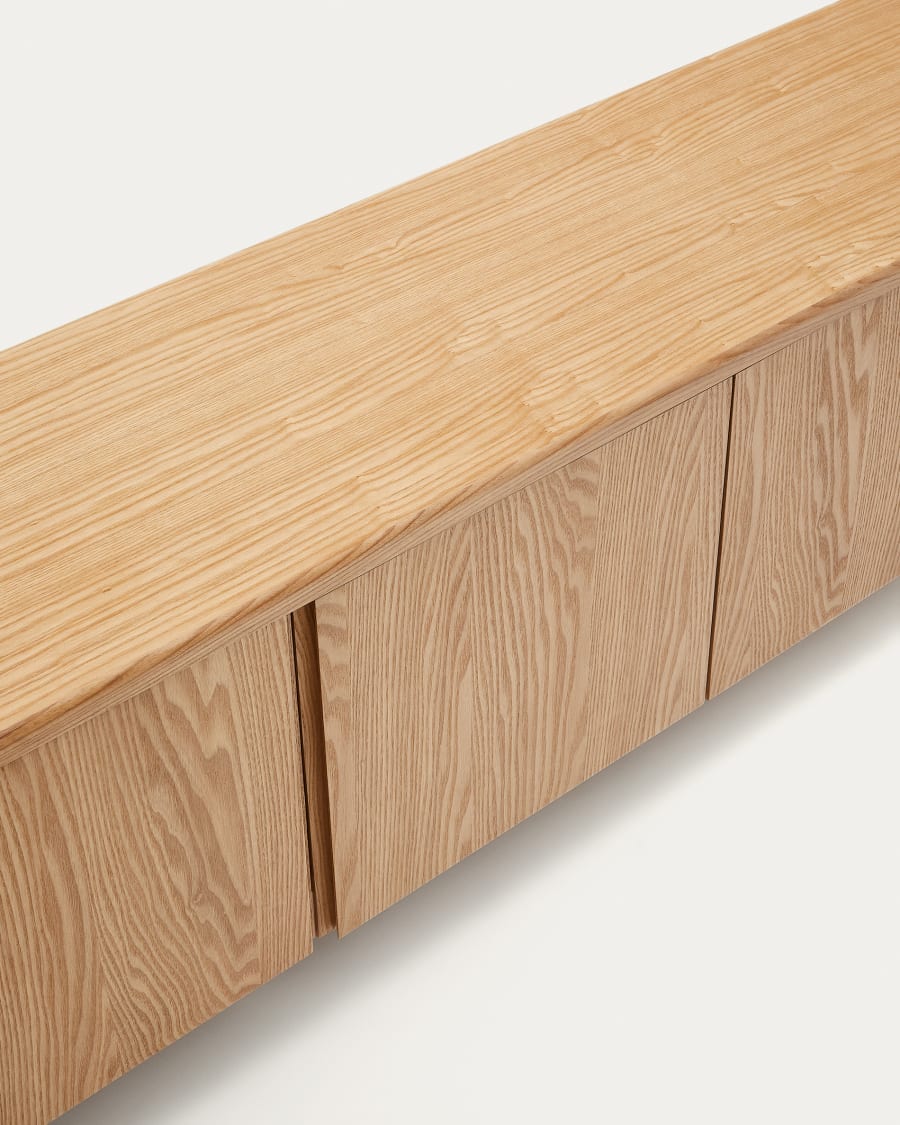 Salaya TV stand ash plywood FSC Mix Credit, 200 cm x 52 cm