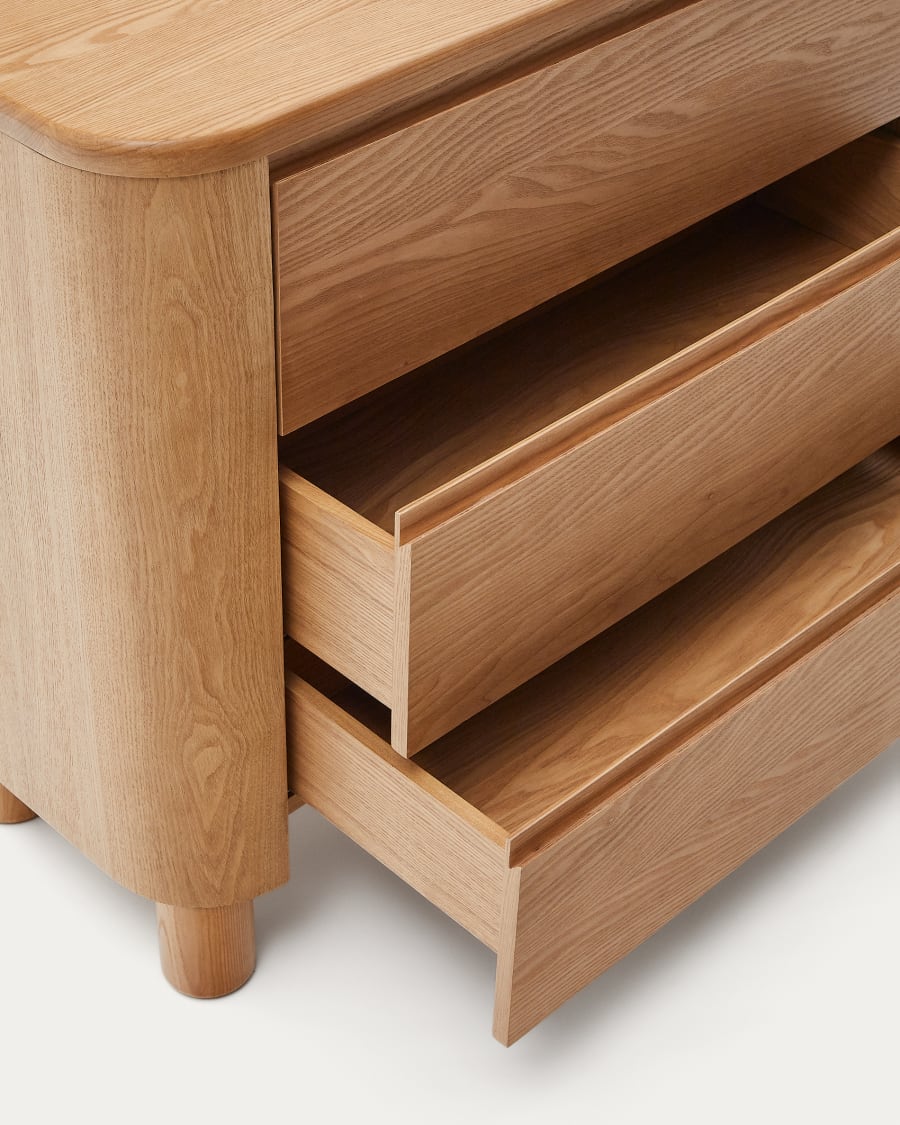 Salaya Chest of Drawers made of FSC Mix Credit Ash Plywood 120 x 80 cm