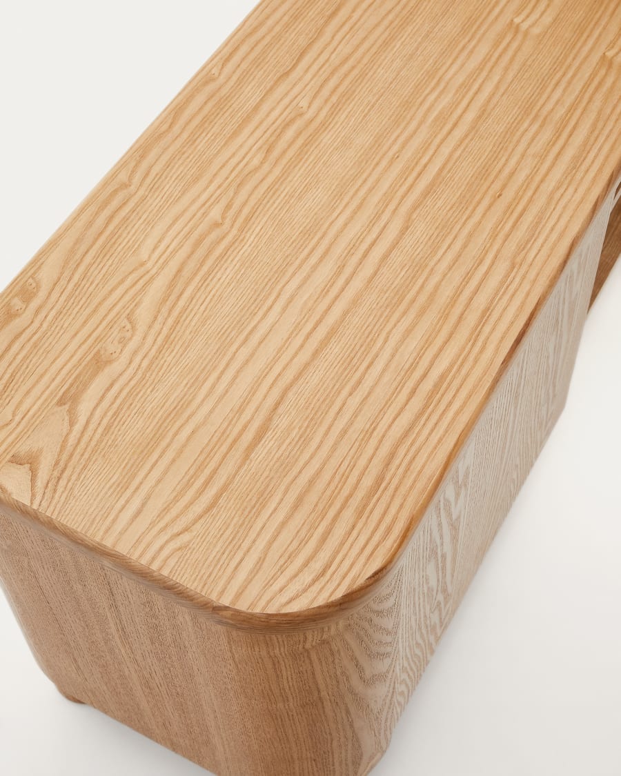 Salaya TV stand ash plywood FSC Mix Credit, 200 cm x 52 cm