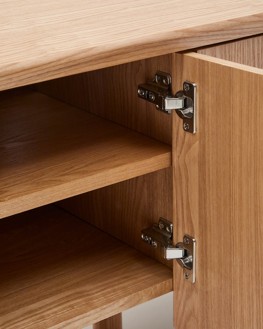 Salaya TV stand ash plywood FSC Mix Credit, 200 cm x 52 cm