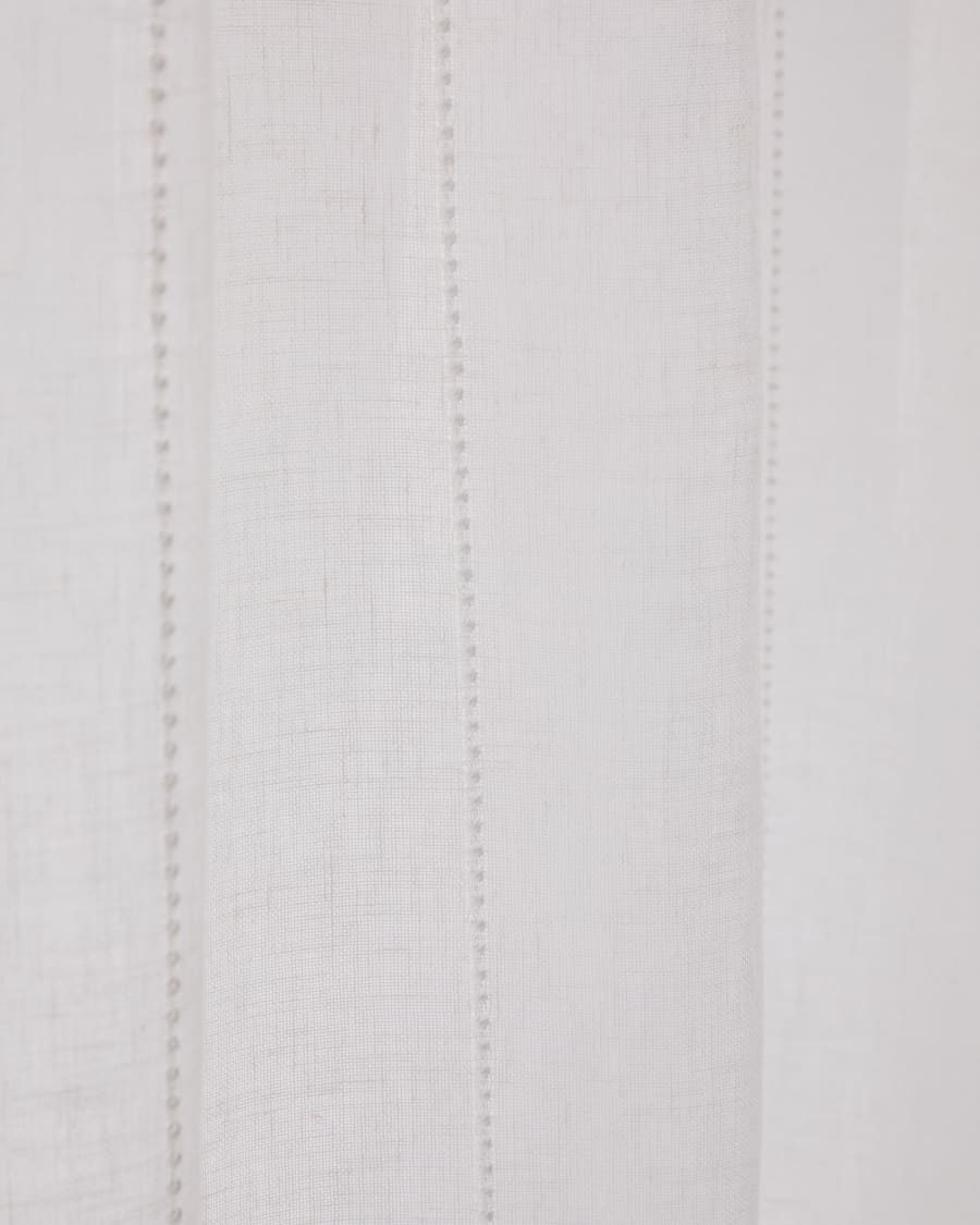 Vorhang Glima mit Stickereidetail 140 x 270 cm