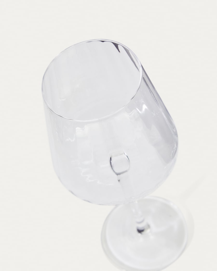 Verre à vin Mimba en verre transparent 74 cl