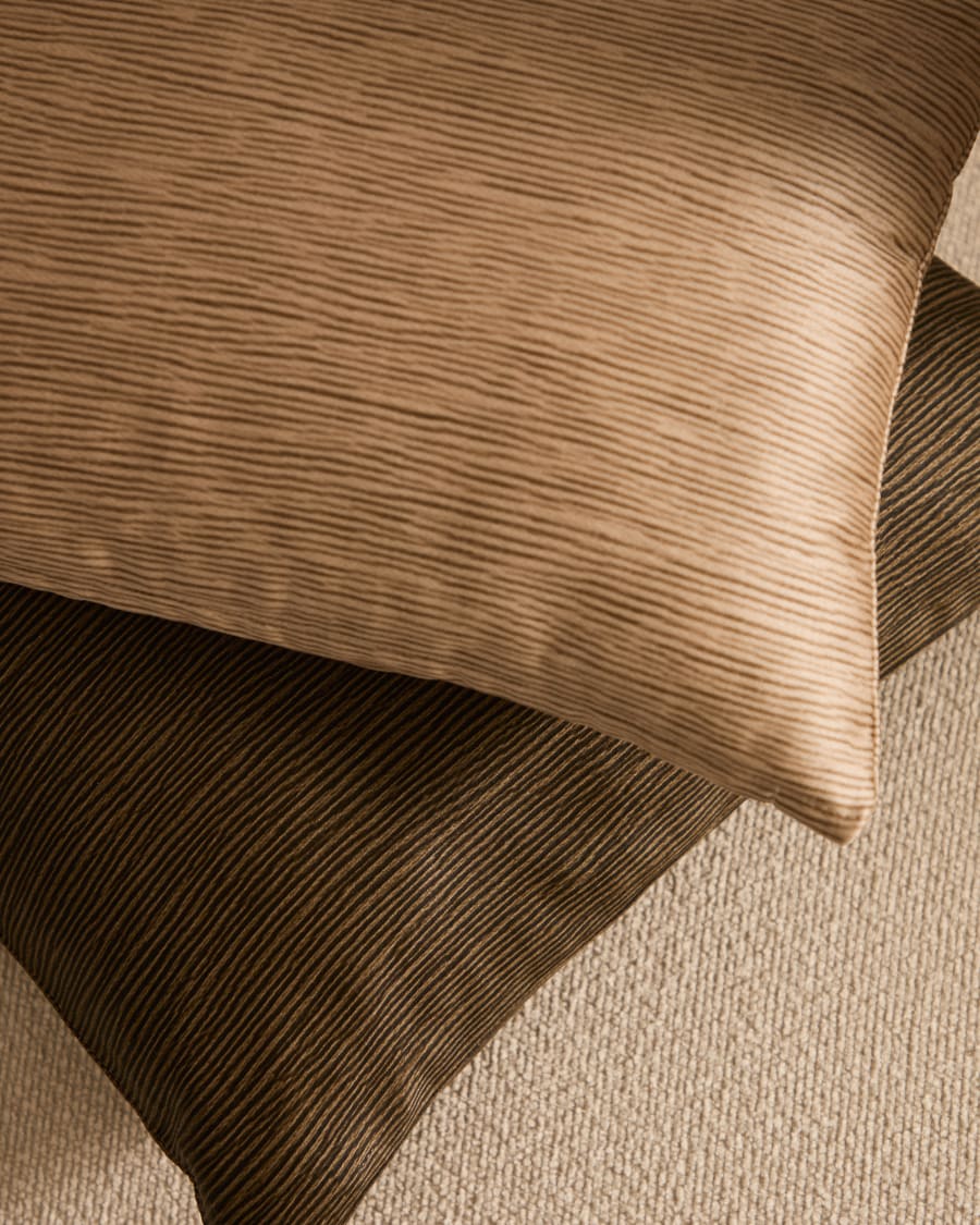 Mirca green textured cushion cover, 45 x 45 cm