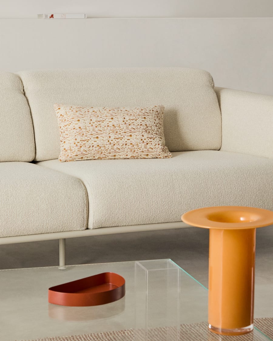 Multicoloured jacquard Manma cushion cover 30 x 50 cm