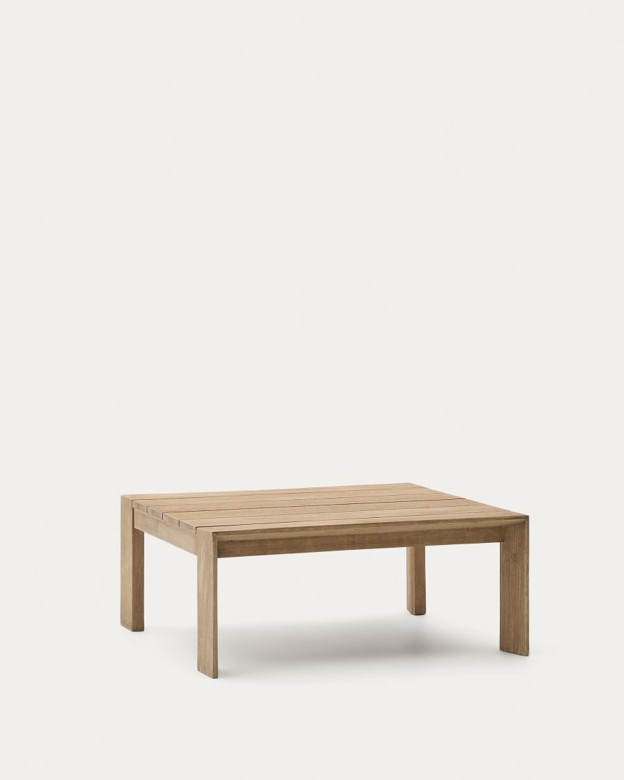 Ambra coffee table in solid acacia wood with light finish 82.5 x 82.5cm FSC 100%